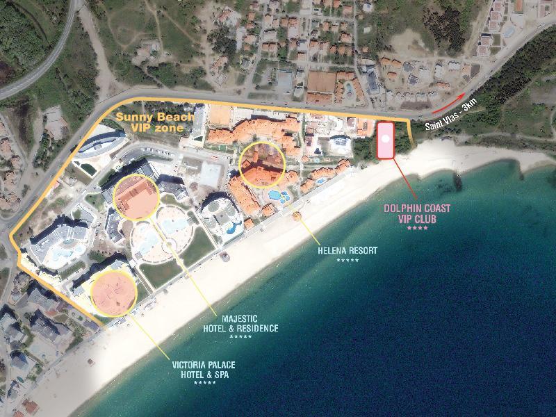 Vip Club Dolphin Coast Aparthotel Sunny Beach Buitenkant foto